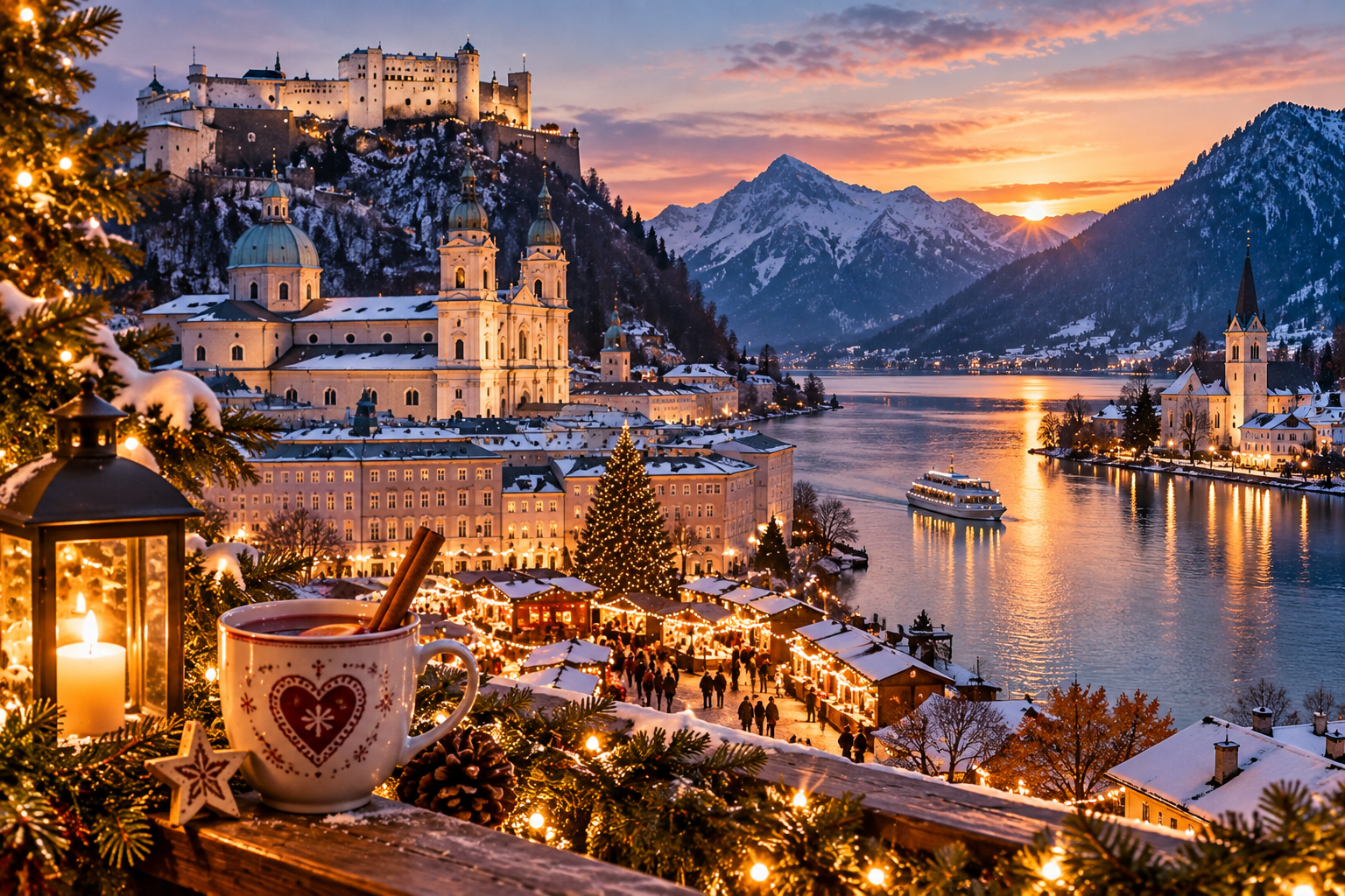 Adventní Salzburg a Wolfgangsee