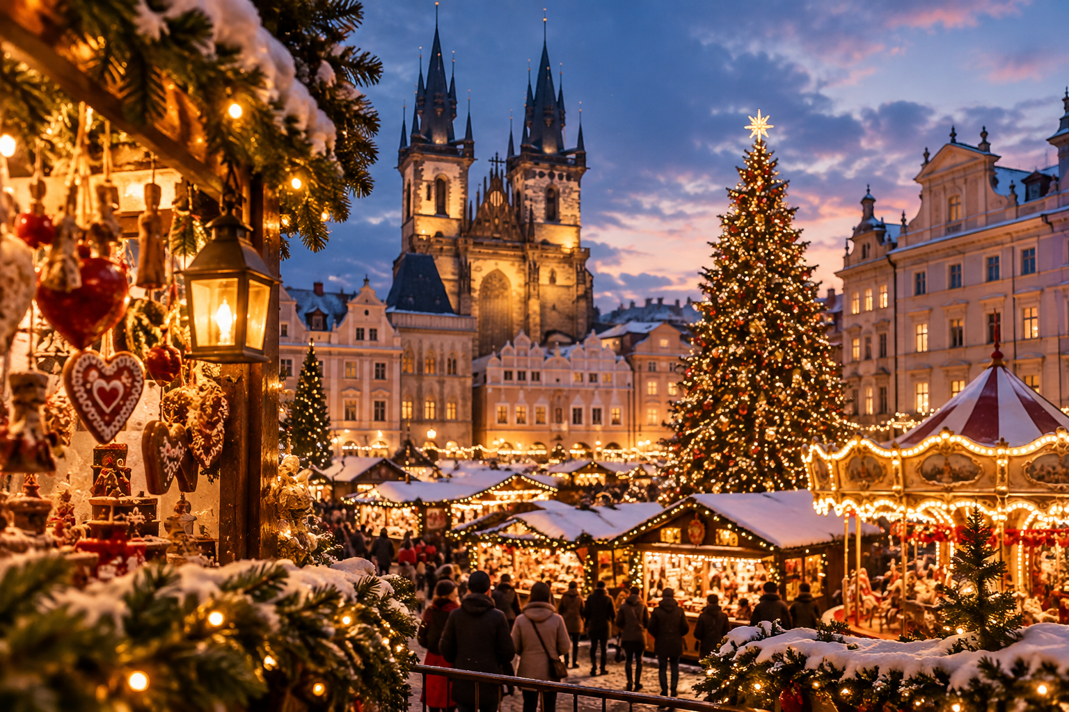 Adventní zájezdy 2026 a vánoční trhy v evropském městě